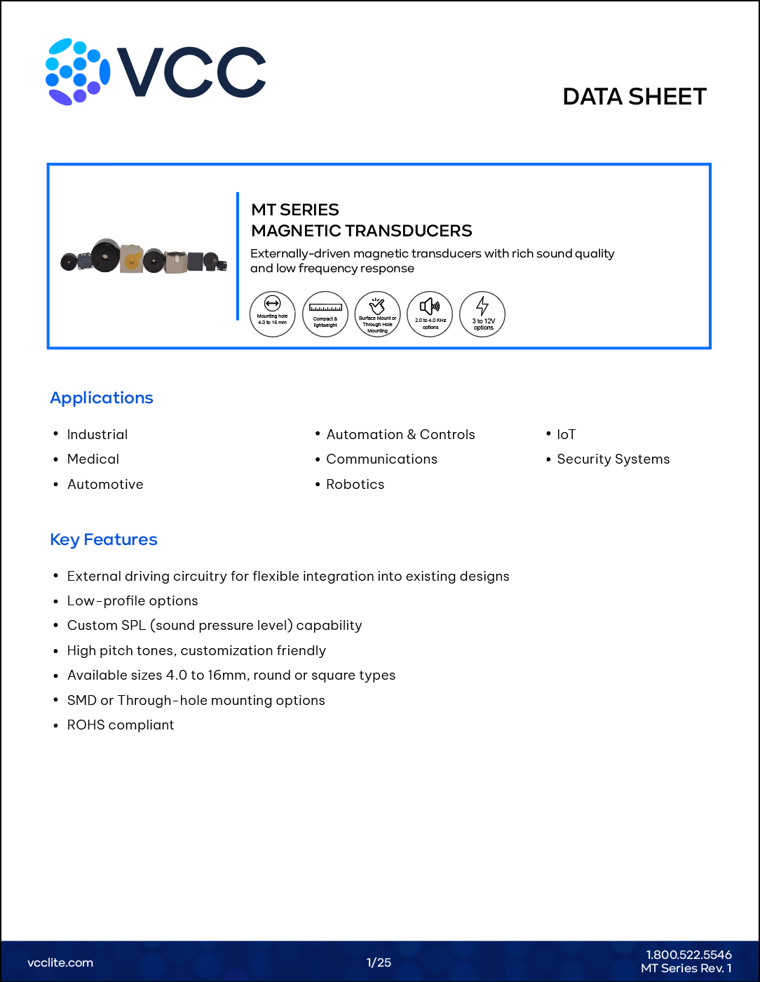 Pushbutton Switches datasheet